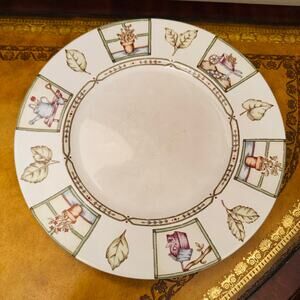 Coventry Genuine Stoneware Country Garden 10.5" Dinner Plate Serving Platter